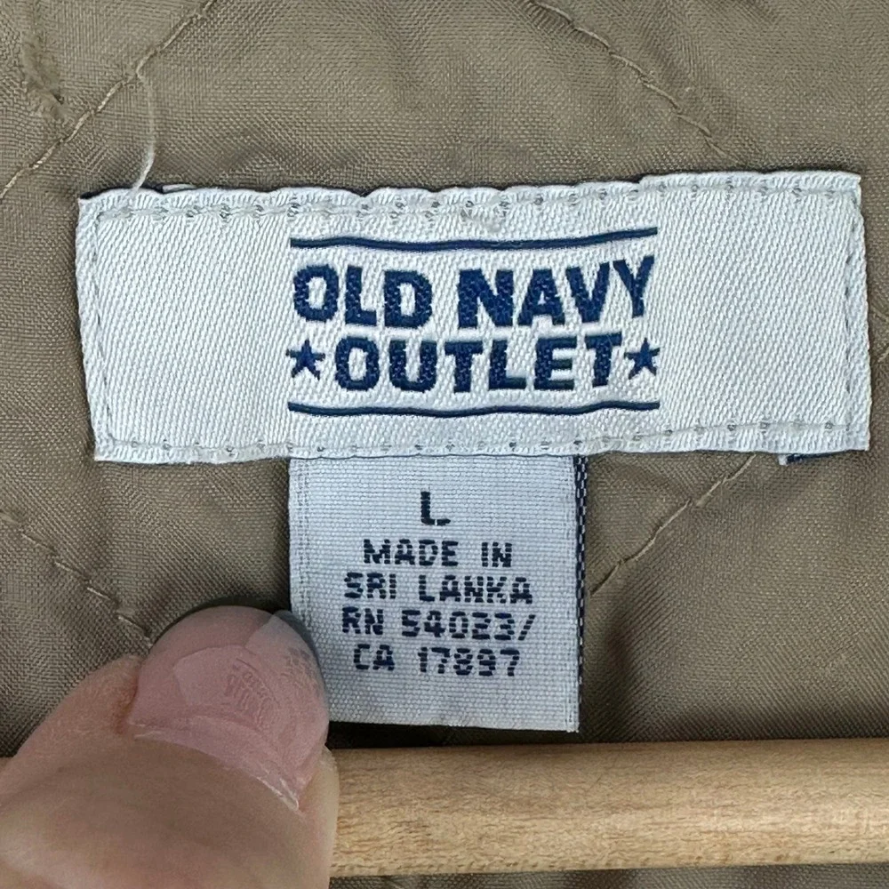 Vintage Old Navy Barn Jacket Mens Large‎ Brown Canvas Workwear Y2K Oversized
